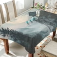 thumbnail image 1 of Yayeee Tablecloths for Rectangular Tables 60 x 90 inch Party Table Cover, Moon and House, 1 of 6