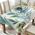 thumbnail image 1 of Yayeee Tablecloths for Rectangular Tables 54 x 72 inch Party Table Cover, Peacock Feather, 1 of 6