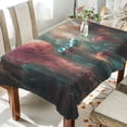 thumbnail image 1 of Yayeee Tablecloths for Rectangular Tables 54 x 54 inch Party Table Cover, Psychedelic Forest, 1 of 6