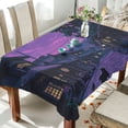 thumbnail image 1 of Yayeee Tablecloths for Rectangular Tables 54 x 72 inch Party Table Cover, Purple Street, 1 of 6
