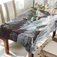 thumbnail image 1 of Yayeee Tablecloths for Rectangular Tables 60 x 90 inch Party Table Cover, River and Mountains, 1 of 6