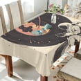 thumbnail image 1 of Yayeee Tablecloths for Rectangular Tables 54 x 54 inch Party Table Cover, Space Record, 1 of 6