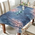 thumbnail image 1 of Yayeee Tablecloths for Rectangular Tables 60 x 60 inch Party Table Cover, Trees in The Night, 1 of 6