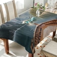 thumbnail image 1 of Yayeee Tablecloths for Rectangular Tables 60 x 108 inch Party Table Cover, Wooden Boat, 1 of 6