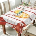thumbnail image 1 of Yayeee Tablecloths 54" x 54" Rectangle Wrinkle Resistant Party Table Cover, Beach Crab, 1 of 8