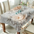 thumbnail image 1 of Yayeee Tablecloths 54" x 54" Rectangle Wrinkle Resistant Party Table Cover, Beautiful Floral, 1 of 8