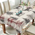thumbnail image 1 of Yayeee Tablecloths 54" x 54" Rectangle Wrinkle Resistant Party Table Cover, Beige Deer, 1 of 8
