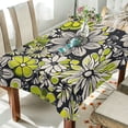 thumbnail image 1 of Yayeee Tablecloths 54" x 54" Rectangle Wrinkle Resistant Party Table Cover, Beige Flower Pattern, 1 of 8