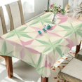 thumbnail image 1 of Yayeee Tablecloths 54" x 54" Rectangle Wrinkle Resistant Party Table Cover, Beige Symmetrical Stars, 1 of 8