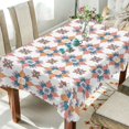 thumbnail image 1 of Yayeee Tablecloths 54" x 54" Rectangle Wrinkle Resistant Party Table Cover, Blue Abstract Pattern, 1 of 8