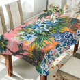thumbnail image 1 of Yayeee Tablecloths 54" x 54" Rectangle Wrinkle Resistant Party Table Cover, Blue Flowers, 1 of 8