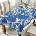 thumbnail image 1 of Yayeee Tablecloths 54" x 54" Rectangle Wrinkle Resistant Party Table Cover, Blue Garden Pattern, 1 of 8