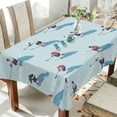 thumbnail image 1 of Yayeee Tablecloths 54" x 54" Rectangle Wrinkle Resistant Party Table Cover, Blue Ice Hockey, 1 of 8