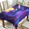 thumbnail image 1 of Yayeee Tablecloths 54" x 54" Rectangle Wrinkle Resistant Party Table Cover, Blue Road, 1 of 8