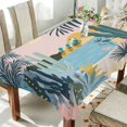 thumbnail image 1 of Yayeee Tablecloths 54" x 54" Rectangle Wrinkle Resistant Party Table Cover, Boho Style Sun, 1 of 8