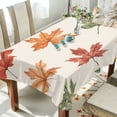 thumbnail image 1 of Yayeee Tablecloths 54" x 54" Rectangle Wrinkle Resistant Party Table Cover, Brown Autumn Leaves, 1 of 8
