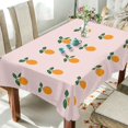 thumbnail image 1 of Yayeee Tablecloths 54" x 54" Rectangle Wrinkle Resistant Party Table Cover, Cartoon Citrus, 1 of 8