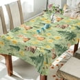 thumbnail image 1 of Yayeee Tablecloths 54" x 54" Rectangle Wrinkle Resistant Party Table Cover, Cartoon Forest Animals, 1 of 8