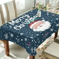thumbnail image 1 of Yayeee Tablecloths 54" x 54" Rectangle Wrinkle Resistant Party Table Cover, Christmas Santa, 1 of 8