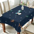 thumbnail image 1 of Yayeee Tablecloths 54" x 54" Rectangle Wrinkle Resistant Party Table Cover, Christmas Whimsy, 1 of 8