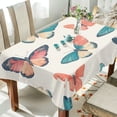 thumbnail image 1 of Yayeee Tablecloths 54" x 54" Rectangle Wrinkle Resistant Party Table Cover, Colorful Butterflies, 1 of 8