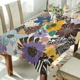 thumbnail image 1 of Yayeee Tablecloths 54" x 54" Rectangle Wrinkle Resistant Party Table Cover, Colorful Flowers, 1 of 8