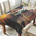 thumbnail image 1 of Yayeee Tablecloths 54" x 54" Rectangle Wrinkle Resistant Party Table Cover, Colorful Skeleton with Cloud, 1 of 8