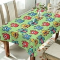 thumbnail image 1 of Yayeee Tablecloths 54" x 54" Rectangle Wrinkle Resistant Party Table Cover, Cute Monsters Pattern, 1 of 8