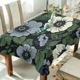 thumbnail image 1 of Yayeee Tablecloths 54" x 54" Rectangle Wrinkle Resistant Party Table Cover, Dark Floral, 1 of 8