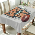thumbnail image 1 of Yayeee Tablecloths 54" x 54" Rectangle Wrinkle Resistant Party Table Cover, Game Day, 1 of 8