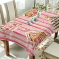 thumbnail image 1 of Yayeee Tablecloths 54" x 54" Rectangle Wrinkle Resistant Party Table Cover, Gingerbread Houses, 1 of 8