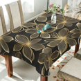 thumbnail image 1 of Yayeee Tablecloths 54" x 54" Rectangle Wrinkle Resistant Party Table Cover, Golden Elegance, 1 of 8