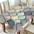 thumbnail image 1 of Yayeee Tablecloths 54" x 54" Rectangle Wrinkle Resistant Party Table Cover, Green Art Pattern, 1 of 8
