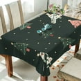 thumbnail image 1 of Yayeee Tablecloths 54" x 54" Rectangle Wrinkle Resistant Party Table Cover, Green Christmas Trees, 1 of 8