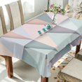 thumbnail image 1 of Yayeee Tablecloths 54" x 54" Rectangle Wrinkle Resistant Party Table Cover, Green Geometric, 1 of 8