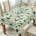 thumbnail image 1 of Yayeee Tablecloths 54" x 54" Rectangle Wrinkle Resistant Party Table Cover, Green Triangles Pattern, 1 of 8