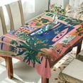 thumbnail image 1 of Yayeee Tablecloths 54" x 54" Rectangle Wrinkle Resistant Party Table Cover, Green Window, 1 of 8