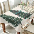 thumbnail image 1 of Yayeee Tablecloths 54" x 54" Rectangle Wrinkle Resistant Party Table Cover, Hand Drawn Christmas, 1 of 8