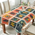 thumbnail image 1 of Yayeee Tablecloths 54" x 54" Rectangle Wrinkle Resistant Party Table Cover, Jungle Stamp, 1 of 8