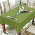 thumbnail image 1 of Yayeee Tablecloths 54" x 54" Rectangle Wrinkle Resistant Party Table Cover, Light Black Martini, 1 of 8