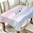 thumbnail image 1 of Yayeee Tablecloths 54" x 54" Rectangle Wrinkle Resistant Party Table Cover, Light Blue Gradient, 1 of 8
