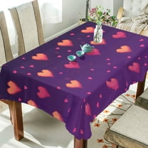 Yayeee Tablecloths 54" x 54" Rectangle Wrinkle Resistant Party Table Cover, Love in The Clouds