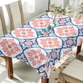 thumbnail image 1 of Yayeee Tablecloths 54" x 54" Rectangle Wrinkle Resistant Party Table Cover, Mosaic Flowers Pattern, 1 of 8