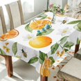 thumbnail image 1 of Yayeee Tablecloths 54" x 54" Rectangle Wrinkle Resistant Party Table Cover, Orange Bees, 1 of 8