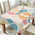 thumbnail image 1 of Yayeee Tablecloths 54" x 54" Rectangle Wrinkle Resistant Party Table Cover, Pink Abstract Pattern, 1 of 8