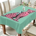 thumbnail image 1 of Yayeee Tablecloths 54" x 54" Rectangle Wrinkle Resistant Party Table Cover, Pink Cheetah, 1 of 8