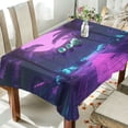 thumbnail image 1 of Yayeee Tablecloths 54" x 54" Rectangle Wrinkle Resistant Party Table Cover, Pink Neon Road, 1 of 8