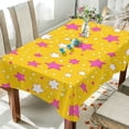 thumbnail image 1 of Yayeee Tablecloths 54" x 54" Rectangle Wrinkle Resistant Party Table Cover, Pink Stars, 1 of 8