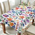 thumbnail image 1 of Yayeee Tablecloths 54" x 54" Rectangle Wrinkle Resistant Party Table Cover, Purple Wildflower Pattern, 1 of 8