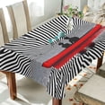 thumbnail image 1 of Yayeee Tablecloths 54" x 54" Rectangle Wrinkle Resistant Party Table Cover, Red Boat, 1 of 8